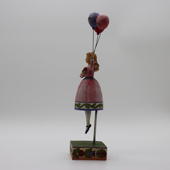 Jim Shore I Love You - Girl with Balloons - Picture 2 of 6